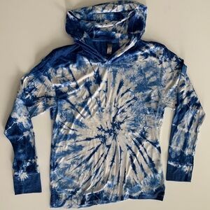 Hand-crafted indigo tie-dye, women’s M, EUC